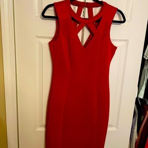Guess pink pencil midi dress size 8